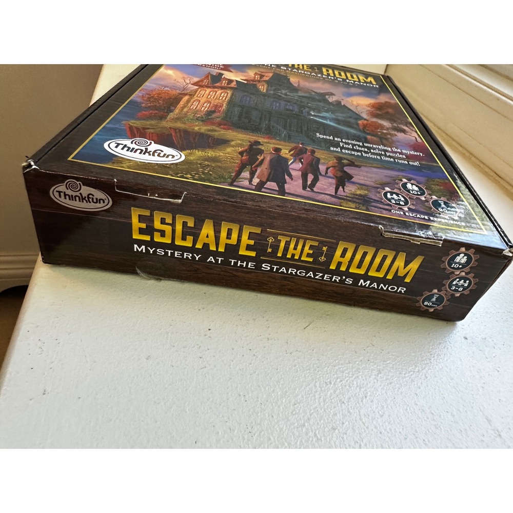 ThinkFun Escape the Room Mystery at the Stargazer's Manor Board Game 7351-PB02 - Picture 2 of 6